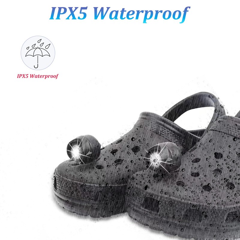 Headlights for Croc, Croc Lights for Shoes 2Pcs, Waterproof Shoes