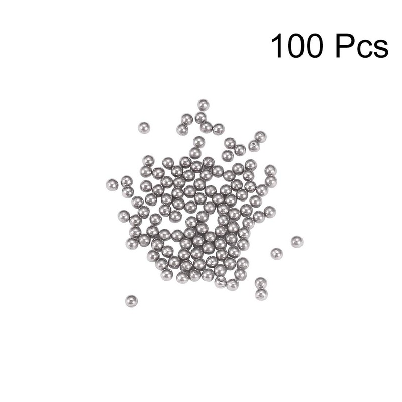 sourcing map G25 Precision Chrome-Plated Steel Bearing Balls 1 mm