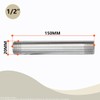 Bwintech 2 Pcs 150MM 1/2" Male × 1/2" Male BSP