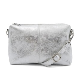 VITAFELICE VTB-20099p Women's Glitter Square Shoulder Bag (Silver)
