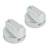 Permasteel PP-20003-AM Replacement Control Knobs for Kenmore Gas Grills (2 Pieces), Stainless Steel