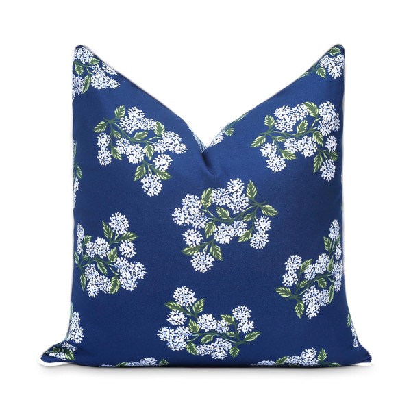 Hofdeco Premium Coastal Patio Indoor Outdoor Throw Pillow Cover Only,