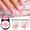 Gellen Solid Builer Gel for Nails Non Sticky, Pink Builder