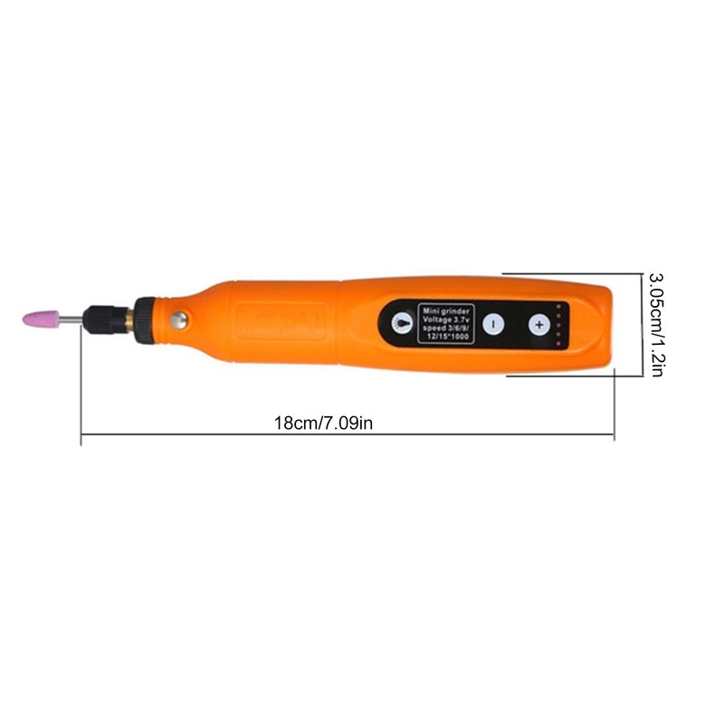 Cordless Rotary Tool 3.7V Li-Ion Power 5 Variable Speed USB