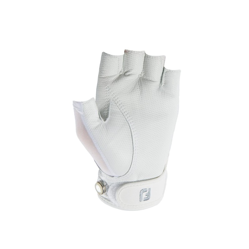 FootJoy Women's StaCooler Sport Golf Glove, White Large, Worn on