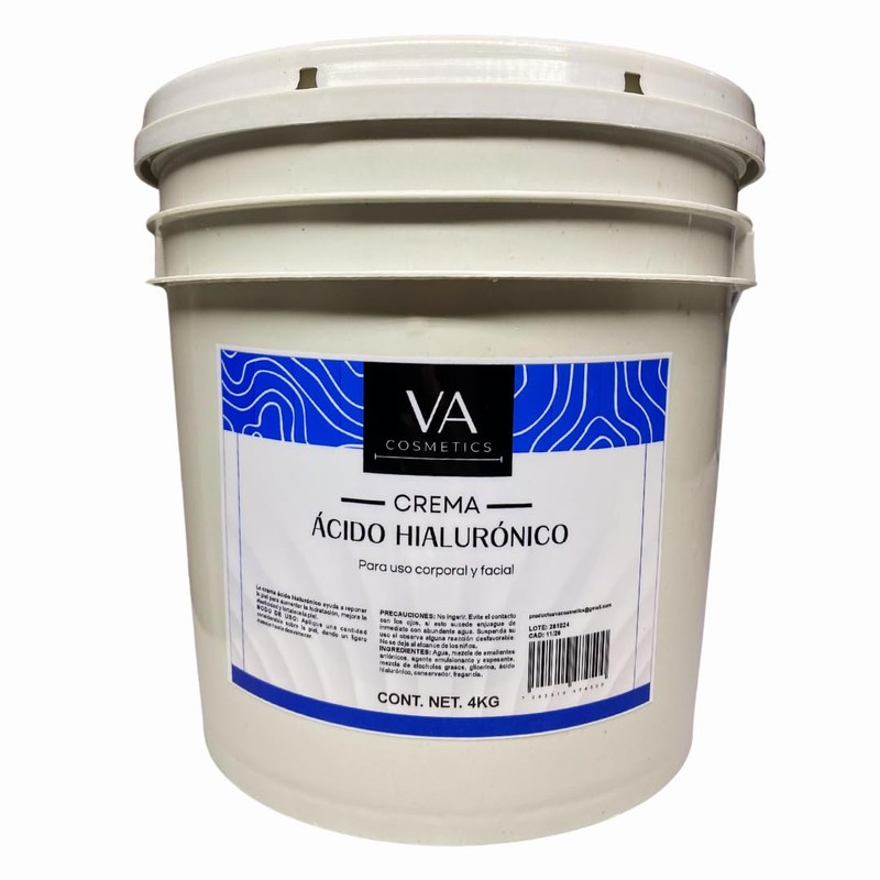 Crema Con Acido Hialuronico Corporal Y Facial Spa 4 Kilos