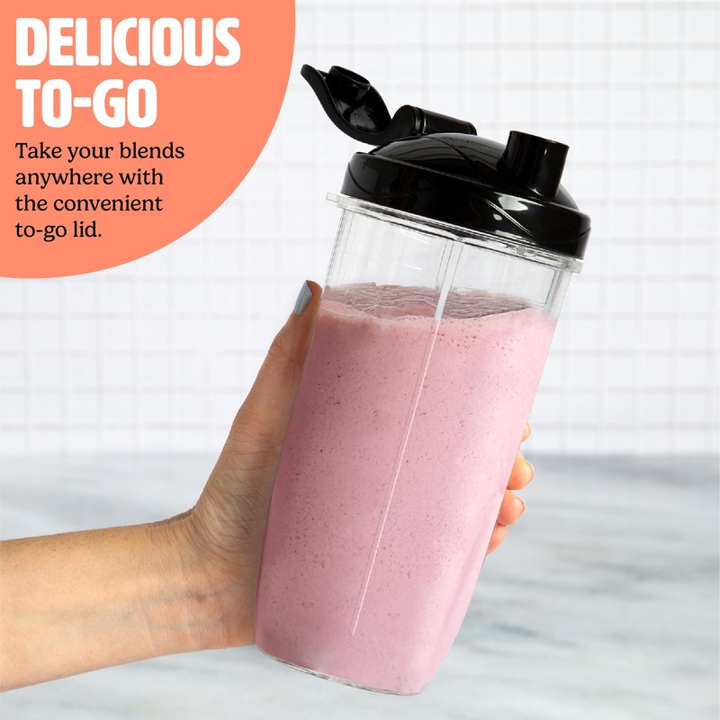 Tasty Personal Blender With Cup, 350W Powerful Blending Motor, 9-Piece