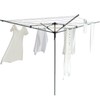 JS HANGER Collapsible 4-arm Rotary Outdoor Umbrella Drying Rack Metal