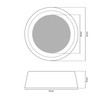 sossai® Pulsar washing machine vibration damper, vibration damper, pack of