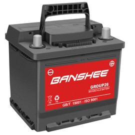 Banshee Group 26 Battery 12V 45Ah 540CCA – AGM Starting Battery – Fits Polaris General 1000 EPS Ride Command 2019-17 – Maintenance-Free, Reliable Power for UTV & Off-Road Use