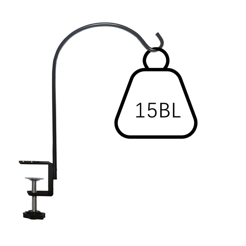 Silintion Short Deck Hook for Railing 2 Pack Deck Bird