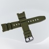 Waterproof Natural Resin Replacement Watch Band for Casio Sport SGW-100