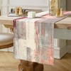 Hanrunsi Table Runner Wedding Linen Double Layer Table Runner Thick