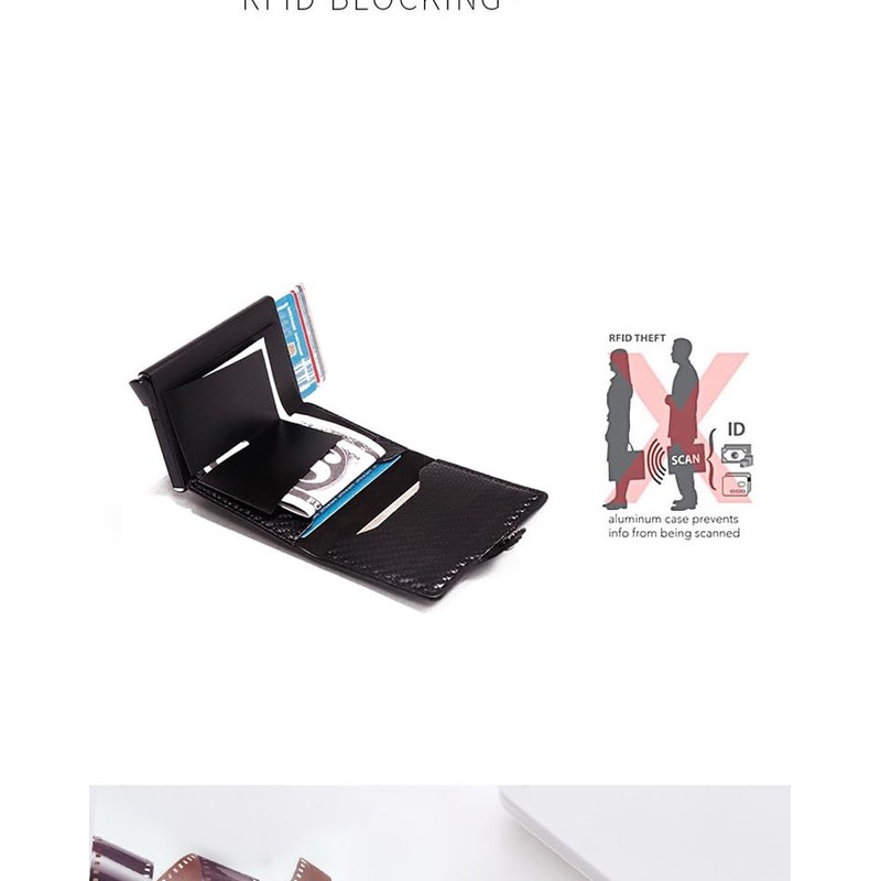 VOW® Ultra Smart Carbon Fiber Compact Wallet | RFID Blocking