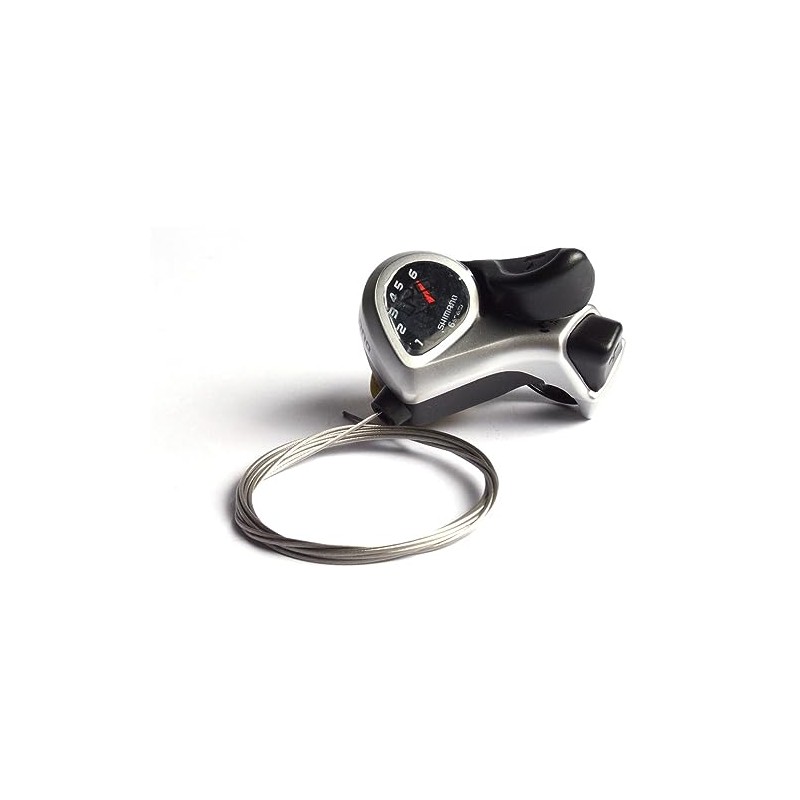 SHIMANO Tourney SLTX50R — Unisex-Schalthebel, für Erwachsene, Einheitsgröße, Silber (dies