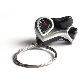 SHIMANO Tourney SLTX50R — Unisex-Schalthebel, für Erwachsene, Einheitsgröße, Silber (dies ist nur der rechte Schalthebel)