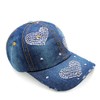 Topstyle Jeans Cap in Vintage Style with Star and Rhinestones,