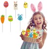 Fruidles Happy Easter Variety Pack Lollipops Suckers, Colorful Easter Eggs,