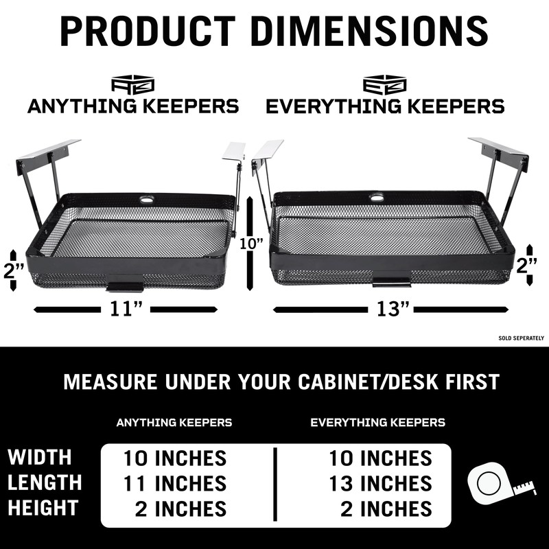 Under Desk Drawer Slide Out – Metal Under Desk Storage