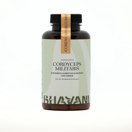 Bhavani Wellness Cordyceps, Suplemento Adaptógeno Natural en Cápsulas, 120 Unidades