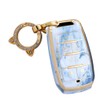 ontto Key Shell Car Key Case Marble Pattern Key Housing