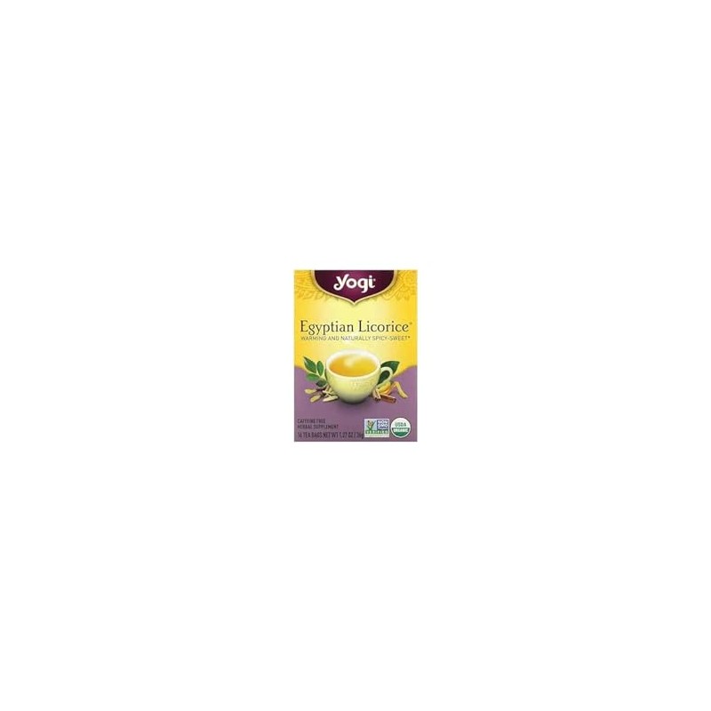 Organic Egyptian Licorice 16 tea bags by Yogi Tea