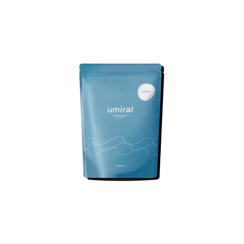 umiral ウミラル バスソルト にがり 塩化マグネシウム 入浴剤 サボン 350g×2袋(700g) 約46回分 軽量スプーン付き