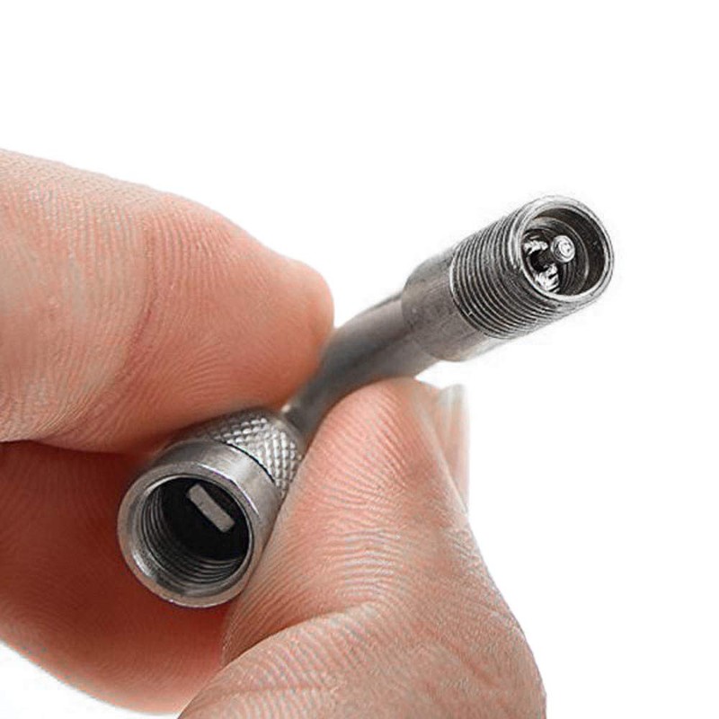YFFSFDC 90° Extension L Type Air Valve for Motorized Bikes,