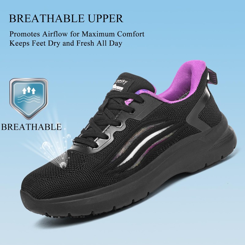 Treesky Non-Slip Work Shoes for Women – Lightweight & Comfortable,