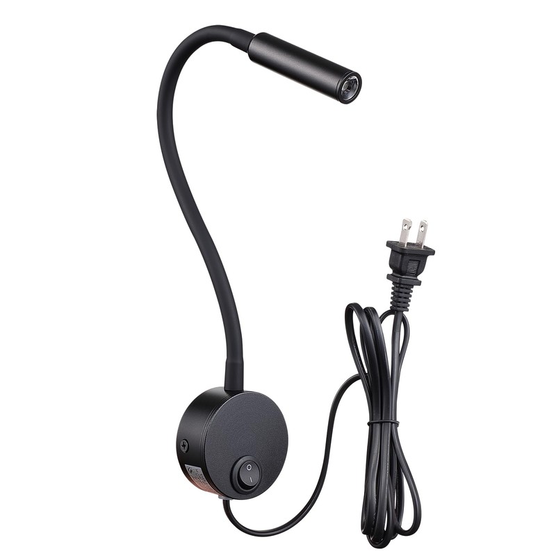 LEDSONLINE 2 Pack Corded Wall Mount Lamp Reading Wall Light