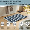 Olivia Rocco Padstow Stripe Bathmat Comfort To Your Bathroom Super