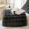 YeyeCyrilze Bubble Blanket Faux Fur Blanket Cuddly Blanket Fluffy Fluffy
