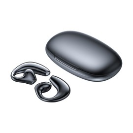 YOWOCHUNG Series JR02 Wireless Earbuds Bluetooth 5.3 Headphones 24H Playtime Stereo Deep Bass Sports Ear Buds with Half in Ear, LED Display, IP7 Waterproof Earphone for Workout/Running, Black