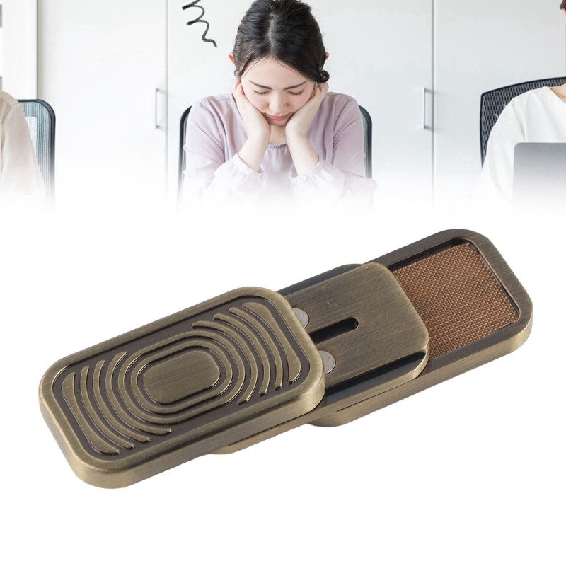 Magnetic Metal Slider ADHD Adults Fidget Decompression Toy Haptic Coin
