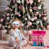 OURUOLA Christmas Winter Holiday Party-Decorations Photo-booth Props - 12pcs Xmas