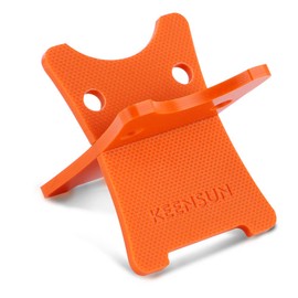 KEENSUN G10 Foldable Cigar Holder, Orange Detachable Cigar Stand, Portable Cigar Travel Stand Rest, Comes with Luxurious Packaging is a Great Gift for Cigar Lovers