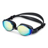 MaiKud Unisex Swimming Goggles with Mirrored Lenses (Black)
