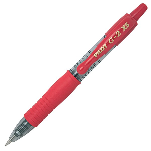 Pilot G207 Pixie Retractable Gel Rollerball 0.7 mm Tip (Box of 12) - Red