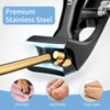 Toenail Clippers for Seniors Thick Toenails, Angled Head Toe Nail