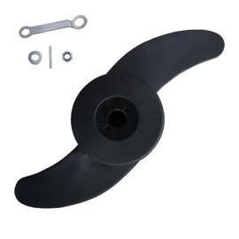 Boat Propeller for Brushless and brushed Electric Trolling Motor,Engine Replacement Propeller (2-Blade, Black)