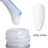 MEMEDA Esmalte de gel para uñas, Milky White, 7.4 ml