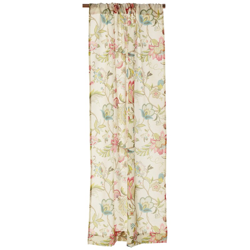 Ellis Curtain Brissac Tailored Panel Pair with Tiebacks, 70 x