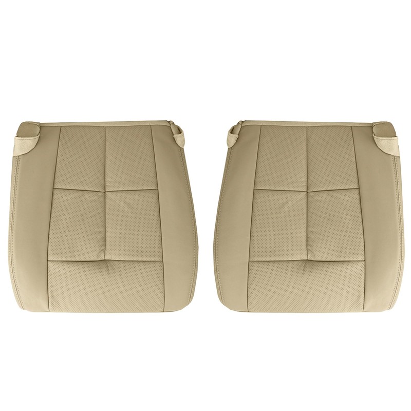 BuliBoao Driver & Passenger Bottom Microfiber Leather Seat Cover Fits