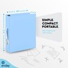 Enday 1.5 Inch Binder, Blue - 1.5 Inch 3 Ring
