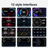 Car HUD Display OBD2 GPS Mode with Inclinometer Compass Speed