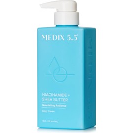 Medix 5.5- LOCIÓN CORPORAL CON NIACINAMIDA: la niacinamida también se conoce como vitamina B3 y funciona como un ingrediente multifuncional para el cuidado de la piel, reconocido por sus propiedades a