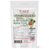 Vitamin D3, D2, K2, Natural Wholefood Plant Based 3000IU -