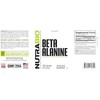 NutraBio Beta-Alanina 800 mg por Cápsula - 1600 mg por