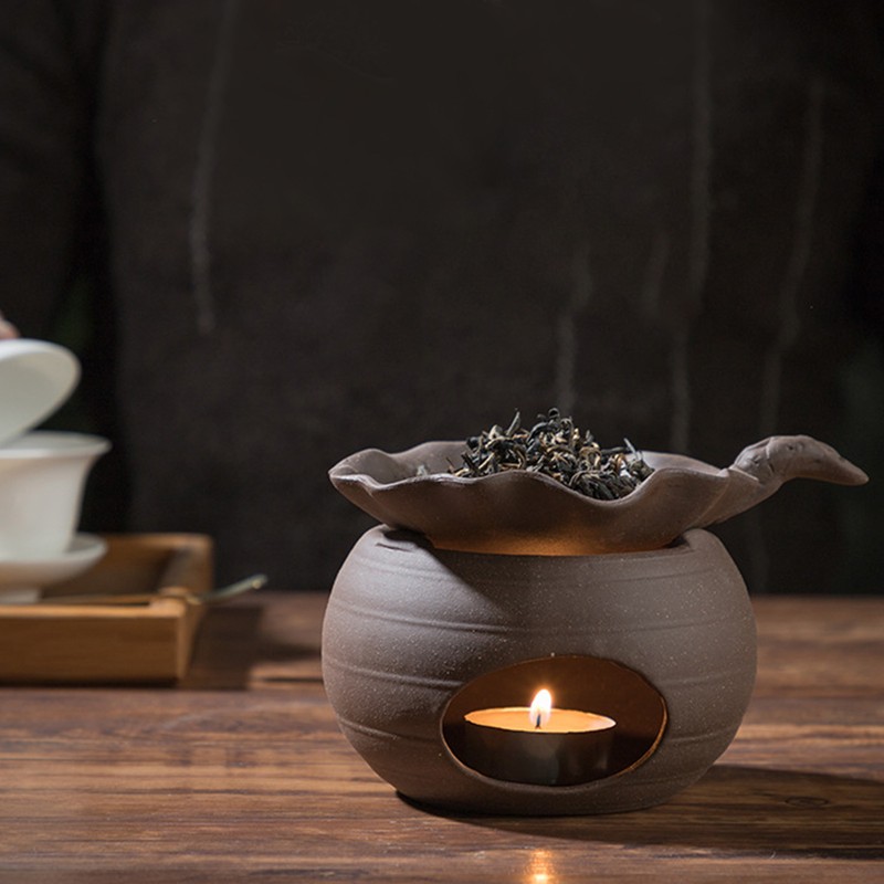 Ceramic Tea Roaster Loose Leaf Tea Warmer Tea Fragrance Roasting