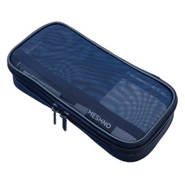 Sunstar Stationery MESHNO Mesh Pencil Case, Navy S1425404
